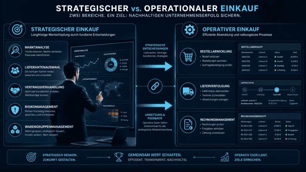Strategic vs. operational purchasing